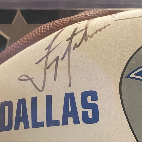 Vintage 90s Authentic Autographed Dallas Cowboys Super Bowl Champs Football - Picture 7 of 10